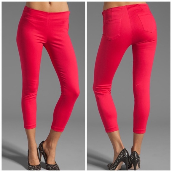 J Brand Pants - J Brand Clean Capri in Pink Lotus NWOT